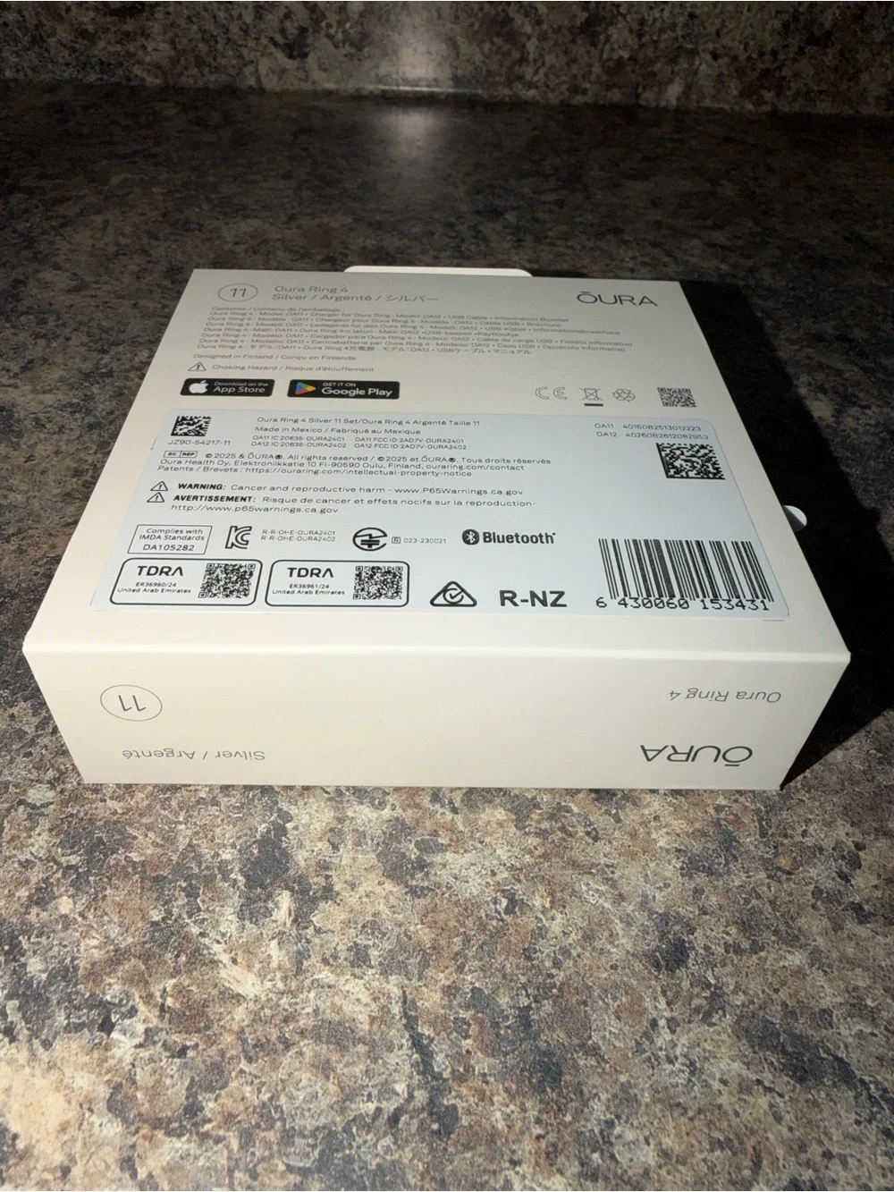 Oura ring 4 size 11 UNOPENED